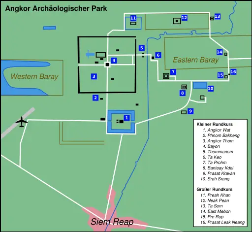 Angkor map