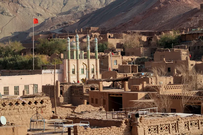 新疆吐魯番旅遊指南:中國大陸最熱的城市,Turpan 絲路之旅 15 圖:吐峪溝市區#1