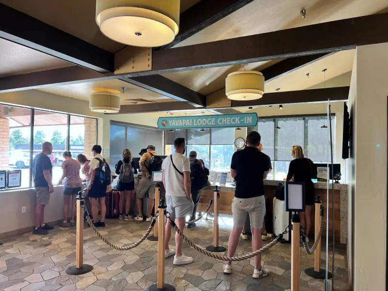Yavapai Lodge lobby