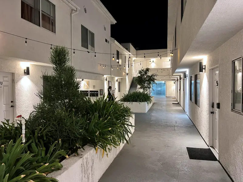 在洛杉磯的住宿