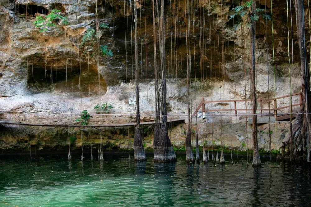 天然井是因石灰岩基岩塌陷而形成的天然坑洞，暴露出底下的地下水。古馬雅人將其視為神聖的場所，不僅是日常用水來源，有時也用於祭祀儀式。