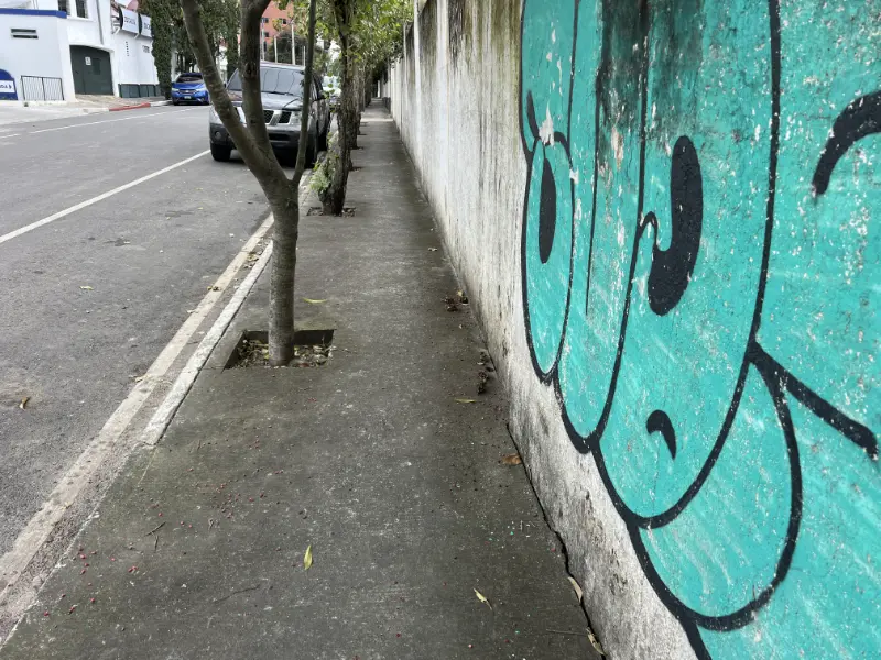 瓜地馬拉市的人行道