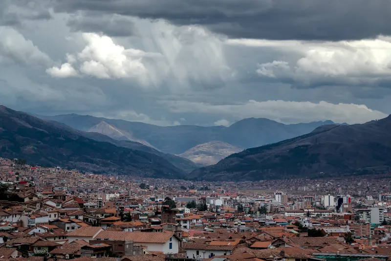 海拔約3400公尺的庫斯科。