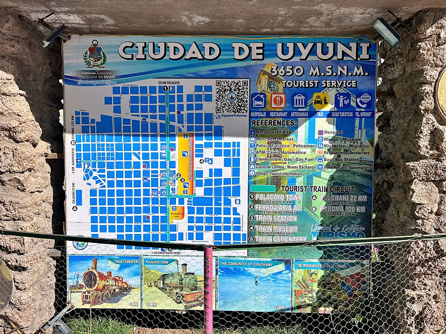 玻利維亞上的白色鹽沼 Uyuni:行走在地球上最大的鏡子 — 烏尤尼完全旅遊攻略 6 小鎮基本上不大,主要要去的點都相當靠近。