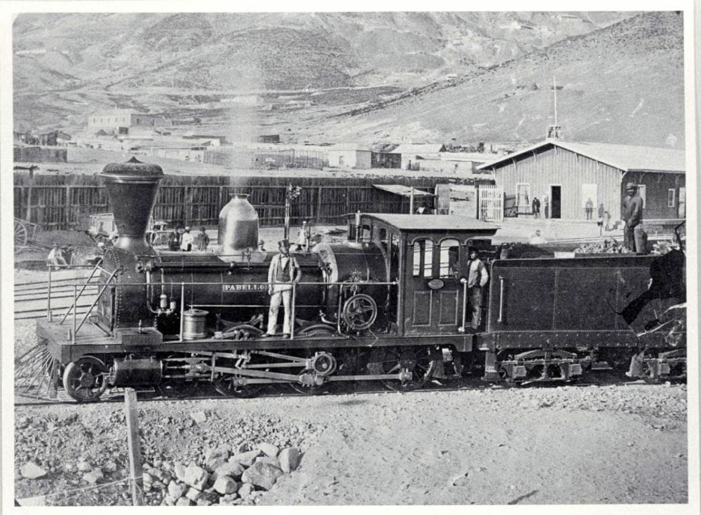 1862年的查尼亞西略 (Chañarcillo)火車站。