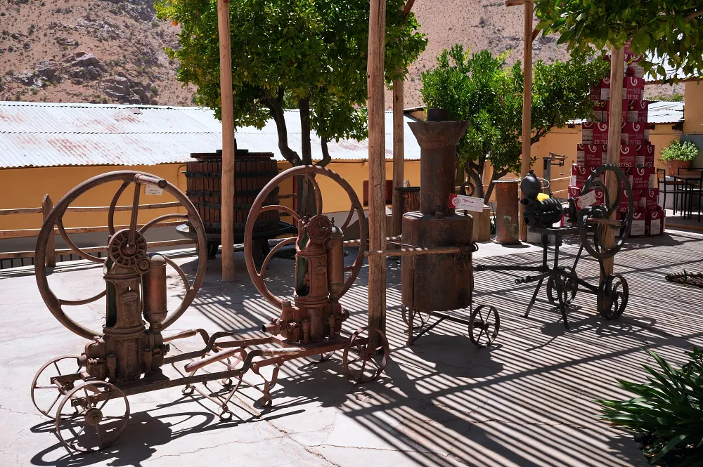 Fundo Los Nichos 釀酒廠內部。