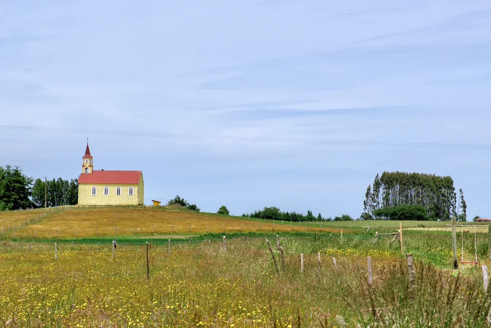 自駕遊湖時不經意看到的景色。