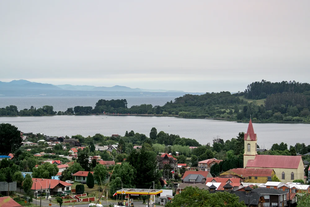 Mirador de Puerto Octay 的景色。