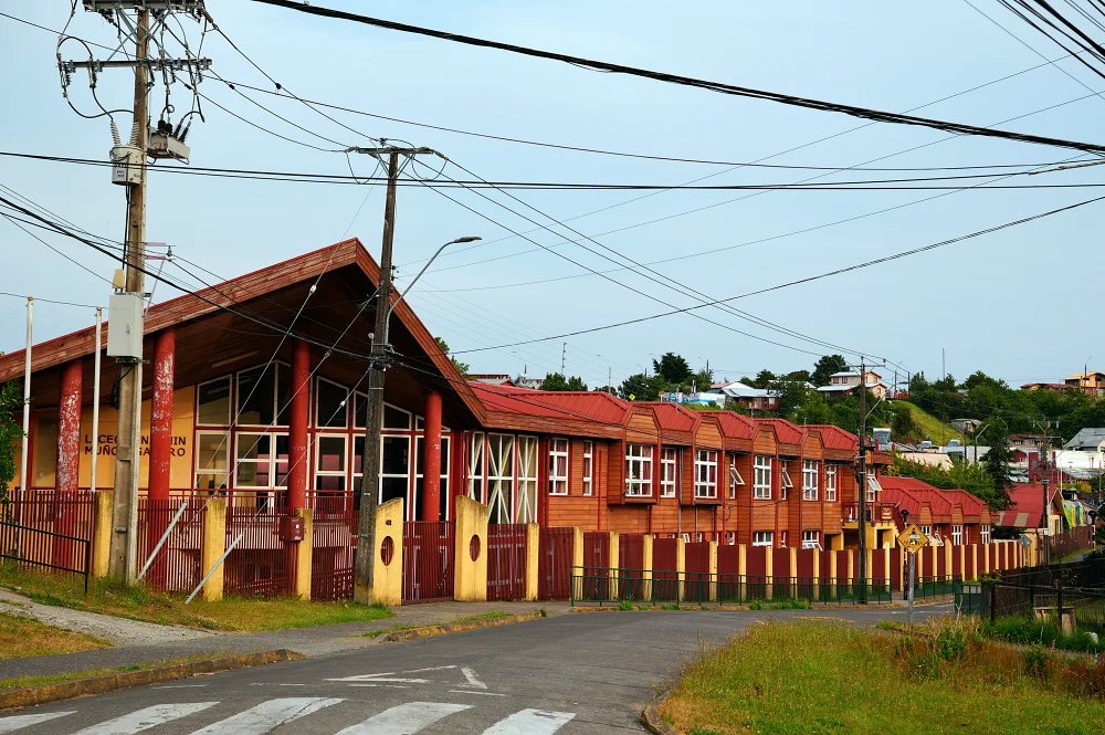 奧克泰港 (Puerto Octay) 的德國殖民木屋群相當有特色。